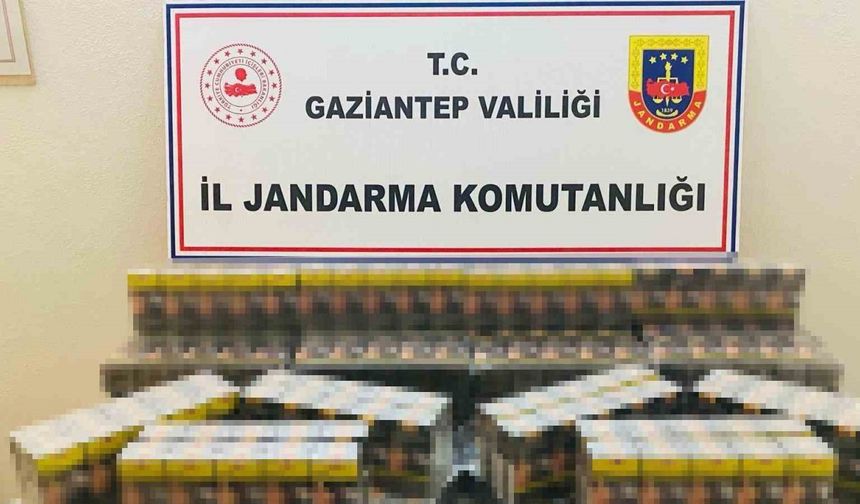 Gaziantep’te 1,5 milyon TL değerinde kaçak sigara ve çay ele geçirildi
