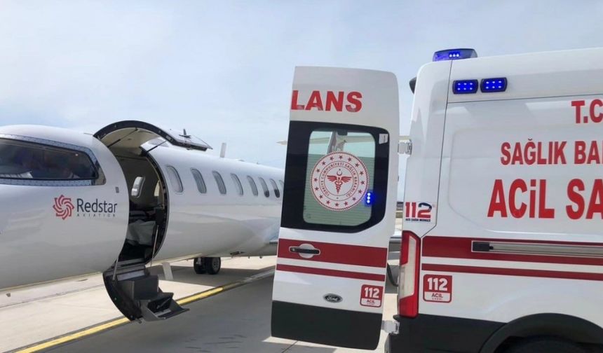 Van’da kalp hastası bebek için ambulans uçak havalandı