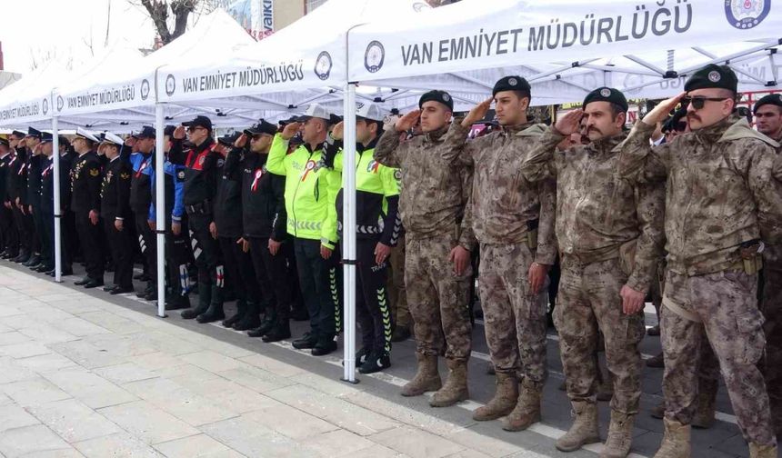 Van’da Türk Polis Teşkilatı’nın 179. kuruluş yıl dönümü kutlandı