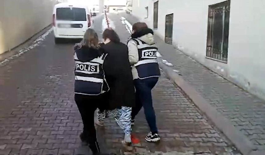 5 ilde 17 suç dosyasıyla aranan kadın yakalandı