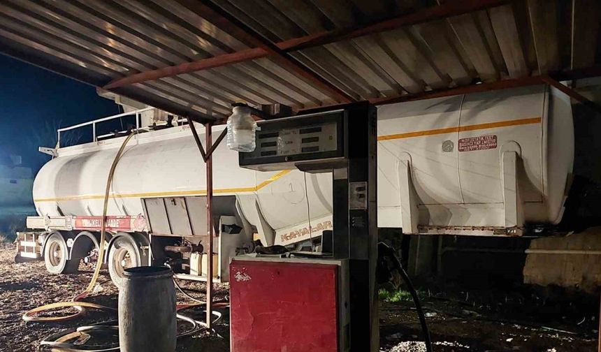 Gaziantep’te 1,6 milyon TL değerinde kaçak akaryakıt ele geçirildi: 2 gözaltı