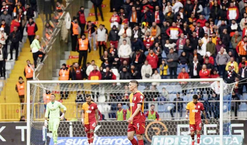 Galatasaray ligde 5. kez berabere kaldı