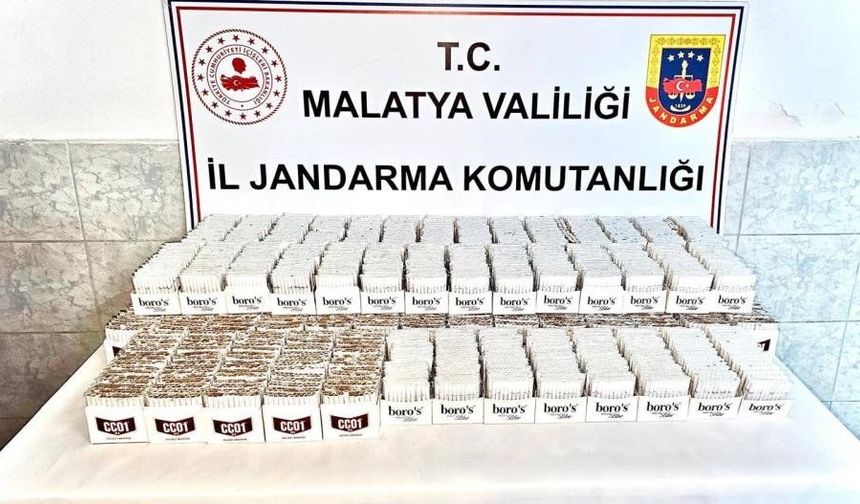 Malatya’da kaçakçılık operasyonları