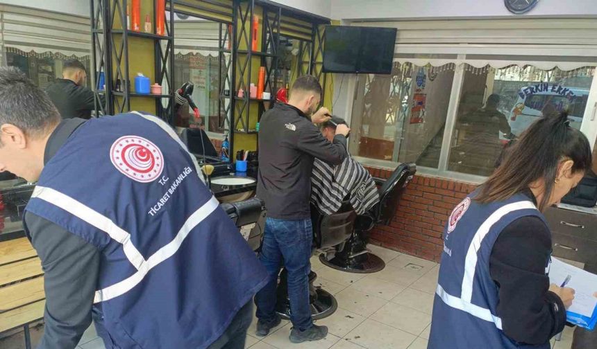 Tunceli'de Kuaförlere Fiyat Denetimi Yapıldı