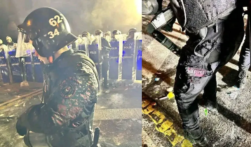 Saraçhane’de Polise Asitli Saldırı