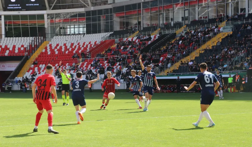 24 Erzincanspor, Fethiyespor'u 2-0 Mağlup Etti
