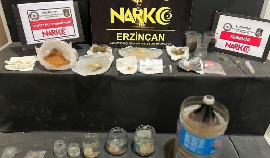 Erzincan’da Uyuşturucu Operasyonu: 4 Kişi Yakalandı