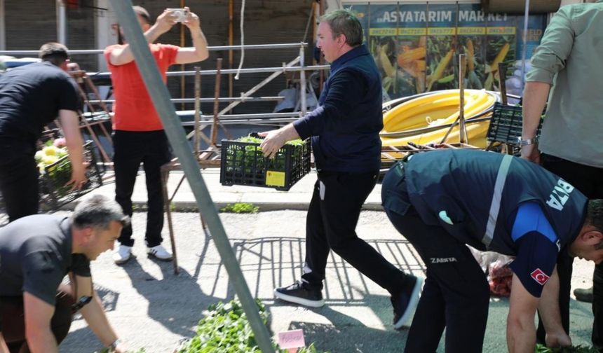 Erzincan Buğday Meydanı’nda 20 İş Yeri Küle Döndü