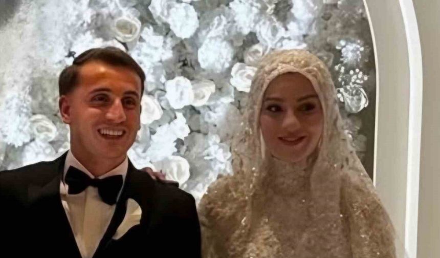 Kerem Aktürkoğlu Kocaeli’de evlendi