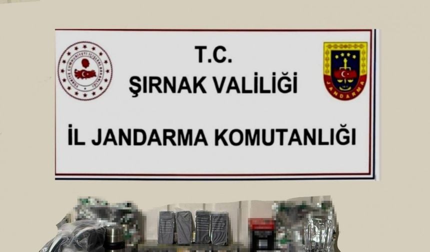 Şırnak’ta 1,5 milyon TL değerinde kaçak malzeme ele geçirildi
