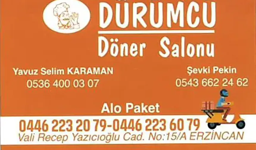 DÜRÜMCÜ Döner Salonu