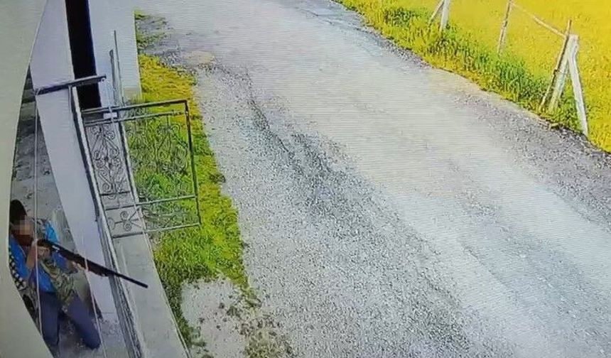 Komşular Arasında Silahlı Gerilim: Av Tüfeğiyle Ateş Açtı, O Anlar Kameraya Yansıdı