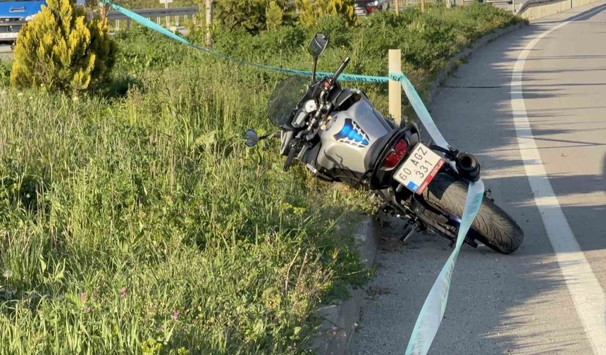 Motosiklet kazası can aldı: Sürücü olay yerinde hayatını kaybetti