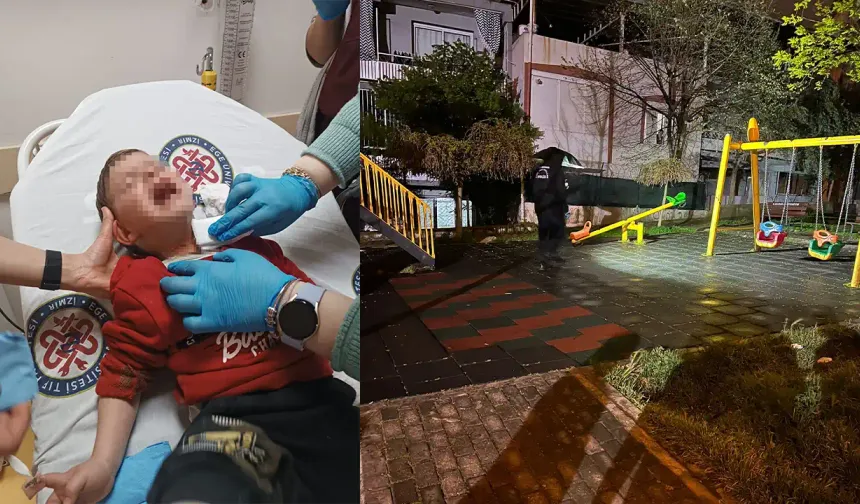 Parkta oynayan 2 yaşındaki çocuğa bıçaklı saldırı