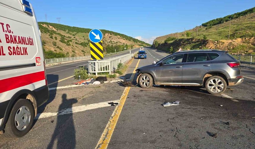 Bingöl'de trafik kazası 5 yaralı