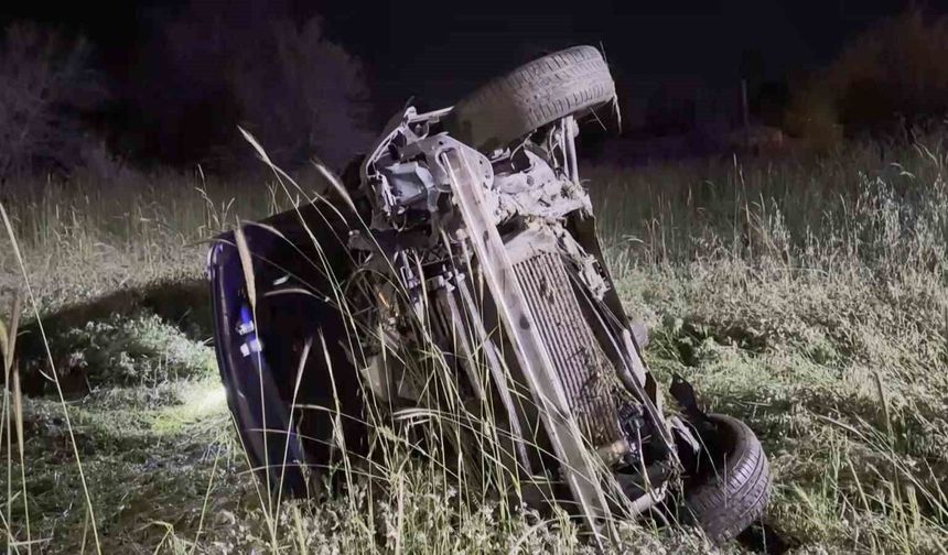 Elazığ'da domuza çarpan otomobil şarampole uçtu: 5 yaralı