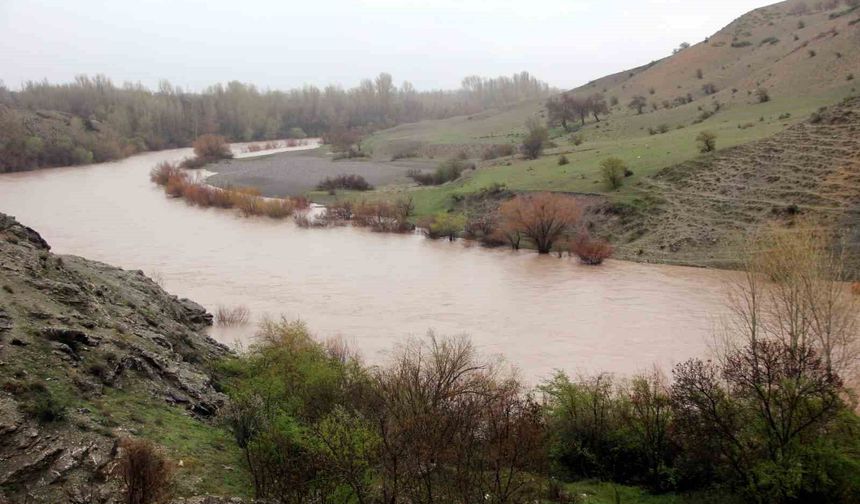 Eriyen kar suları Karasu ve Fırat'ın debisini artırdı
