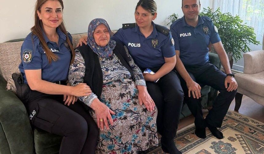 Erzincan Emniyetinden şehit ailesine vefa ziyareti