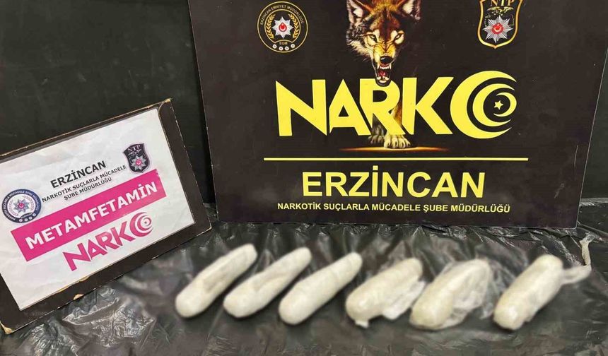 Erzincan'da 565 gram metamfetamin ele geçirildi: 2 şüpheli tutuklandı