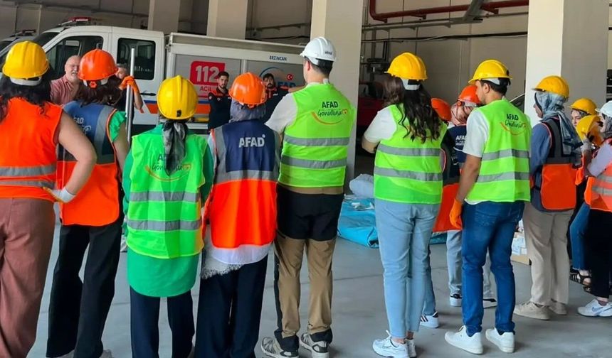 Erzincan'da Destek AFAD Gönüllü Eğitimi düzenlendi