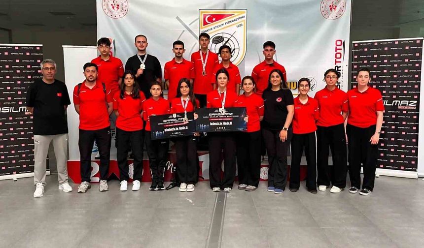 Erzincanlı atıcılardan Türkiye Şampiyonası'nda 5 madalya