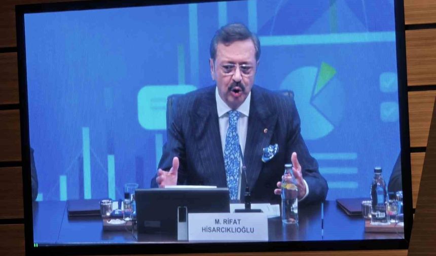 TOBB Başkanı Hisarcıklıoğlu: 'Gördüğüm en büyük sıkıntı, finansmana erişim'