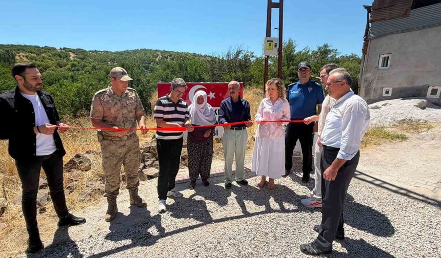 Şehit İdris Yılmaz'ın adı Yazmakaya'da caddeye verildi