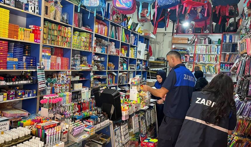 Erzincan’da Kırtasiyelere Sıkı Denetim