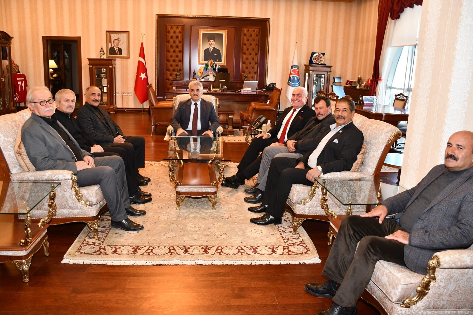 Mhp'li Meclis Üyelerinden Mehmet Makas'a Vefa Ziyareti2