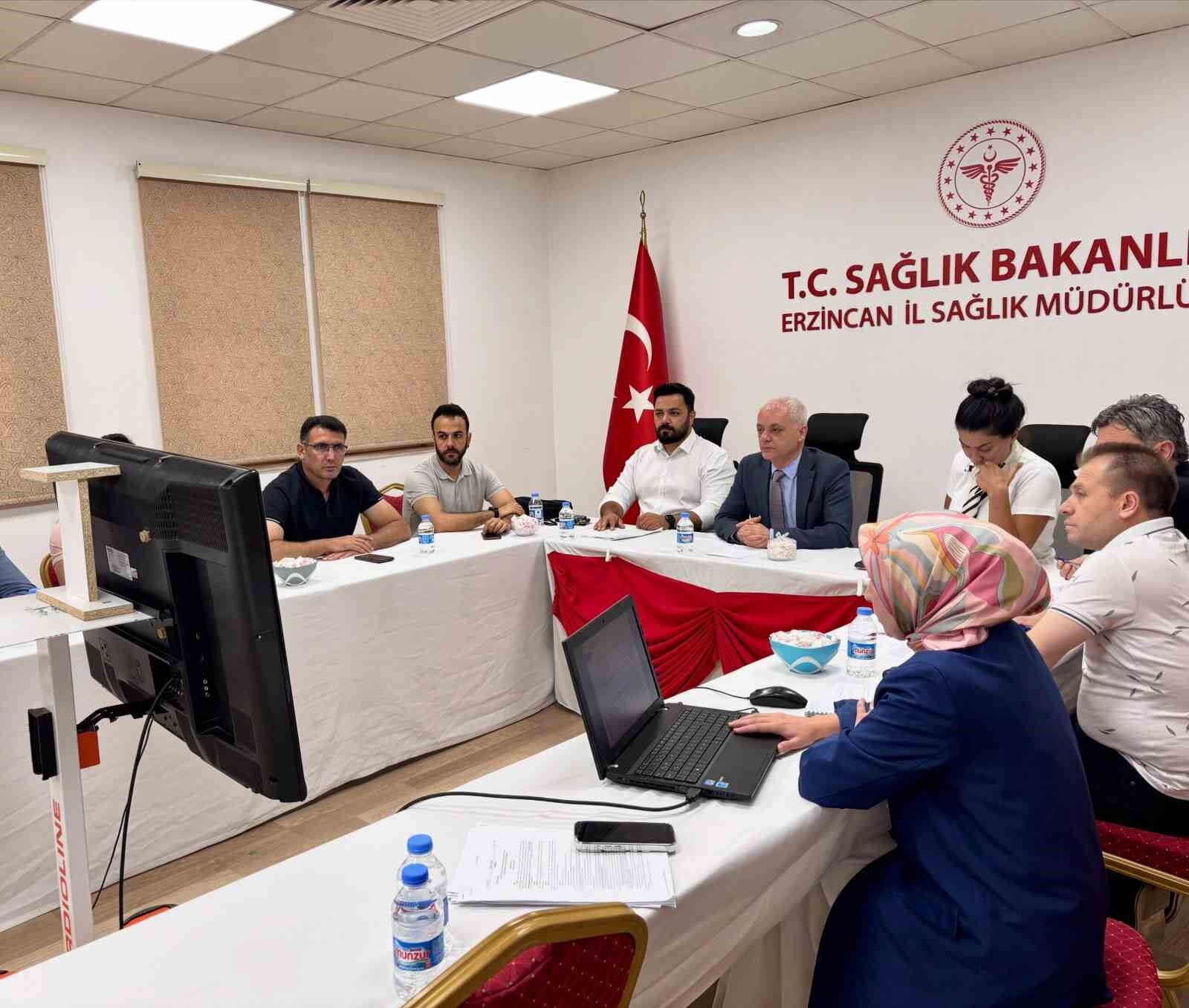Erzincan'da evde sağlık hizmetlerinde koordinasyon ele alındı