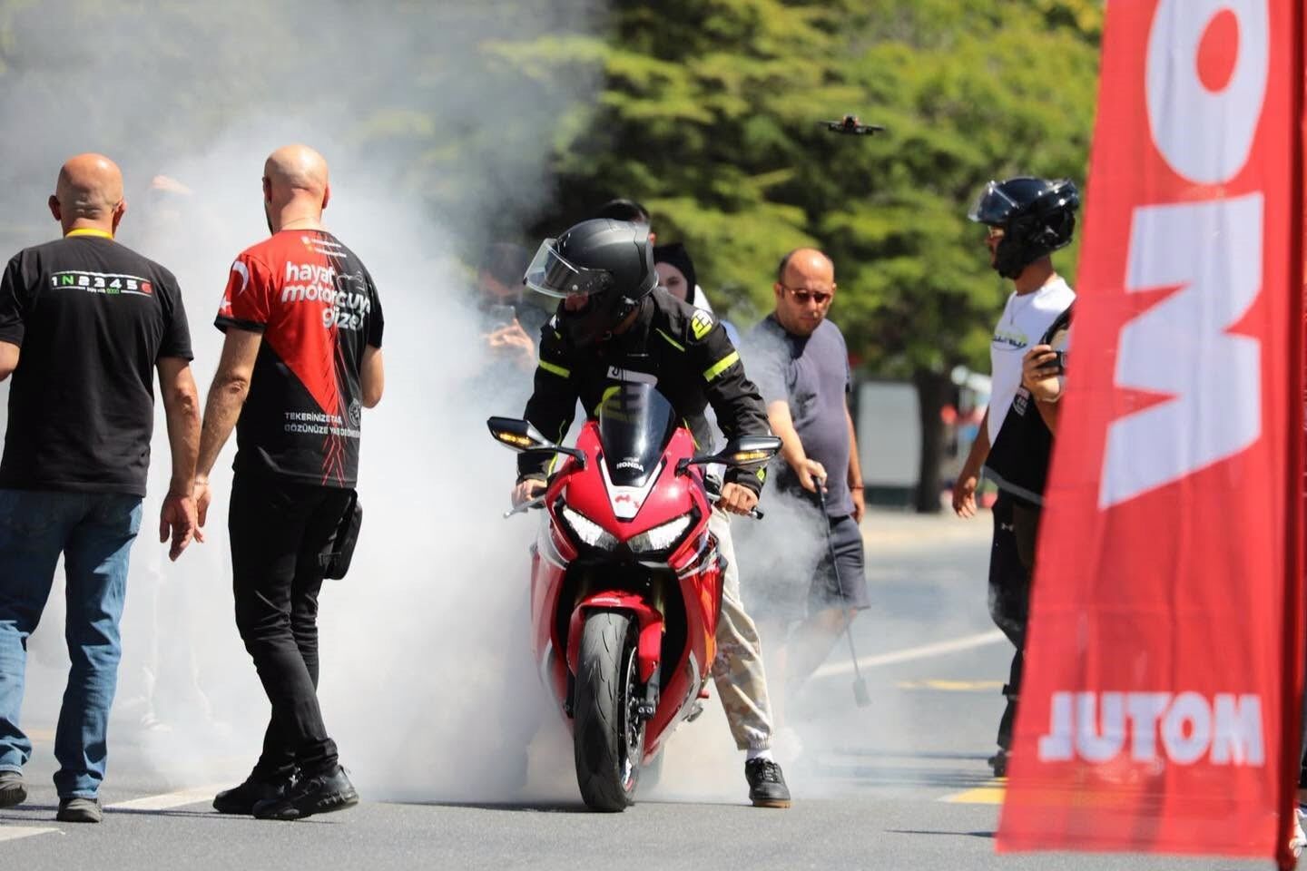 Ergan Motofest'te drag heyecanı