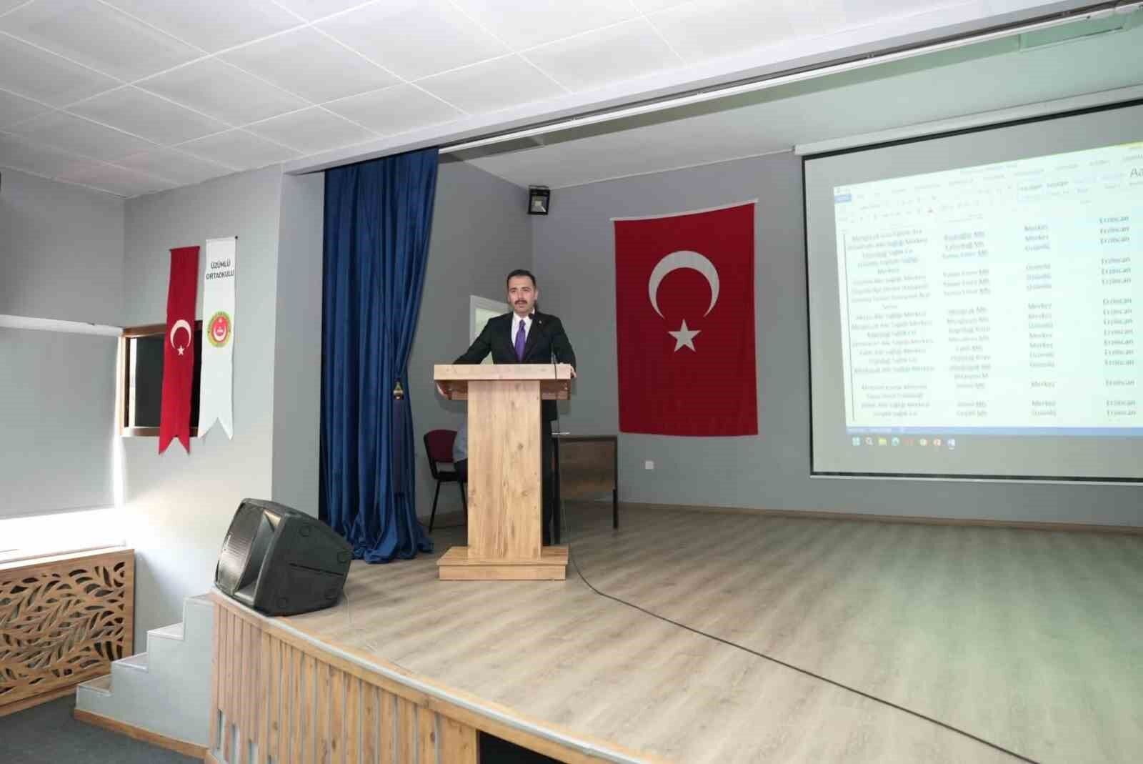 Üzümlü'de deprem tatbikatı hazırlıkları sürüyor