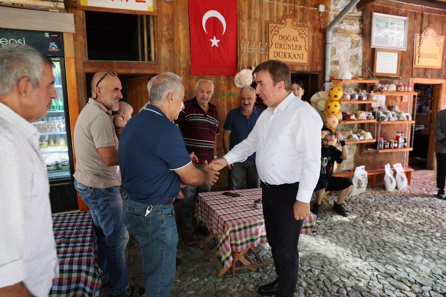Vali Aydoğdu, Kemaliye'de Apçağa köyünü ziyaret etti