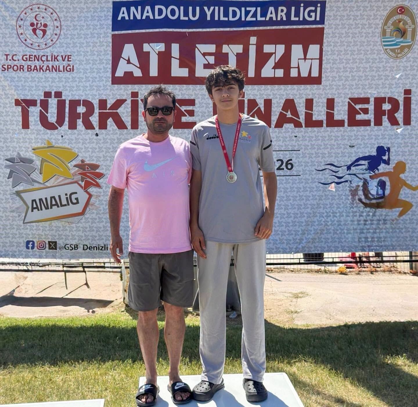 Erzincanlı atlet Yüksel, Türkiye ikincisi oldu