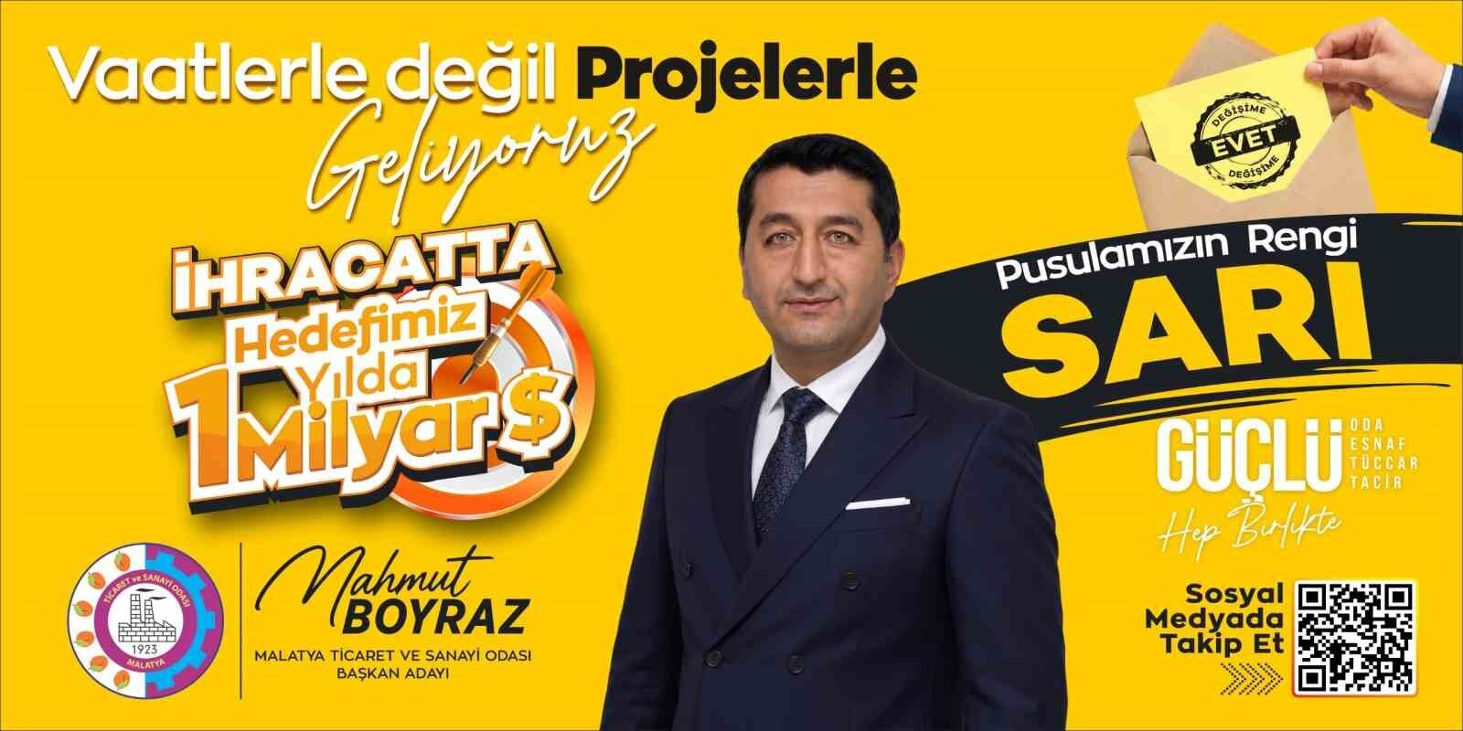 MTSO Başkan Adayı Boyraz'ın pusula rengi belli oldu